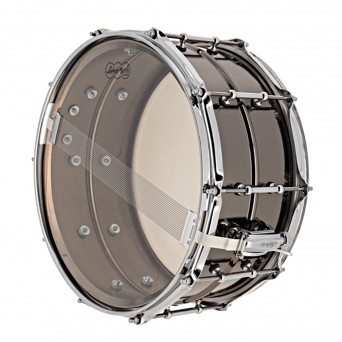 Trống Snare Ludwig LB417T 14"x6.5" Black Beauty w/Tube Lugs-Mai Nguyên Music