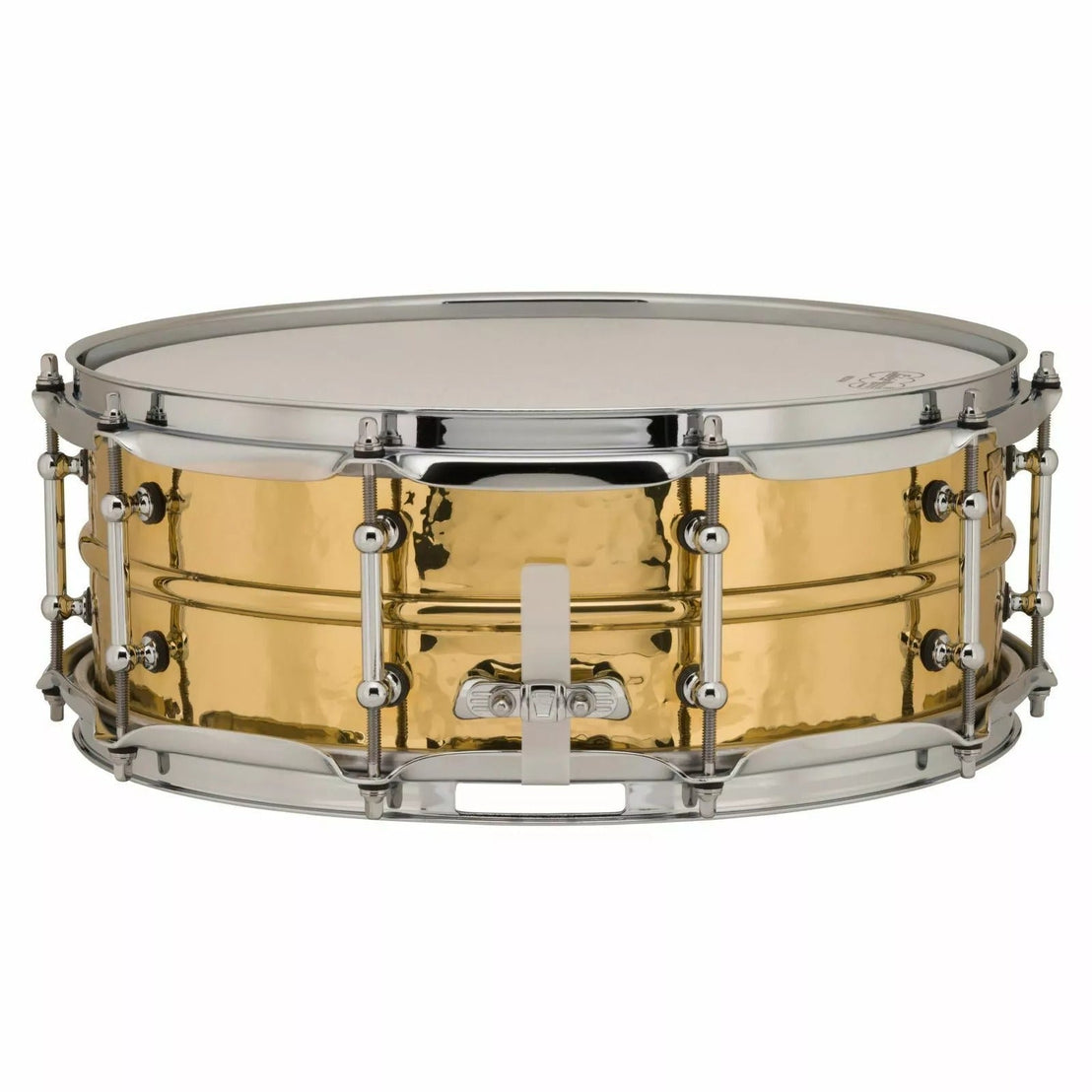 Trống Snare Ludwig LB420BKT 14"x5" Hammered Brass-Mai Nguyên Music