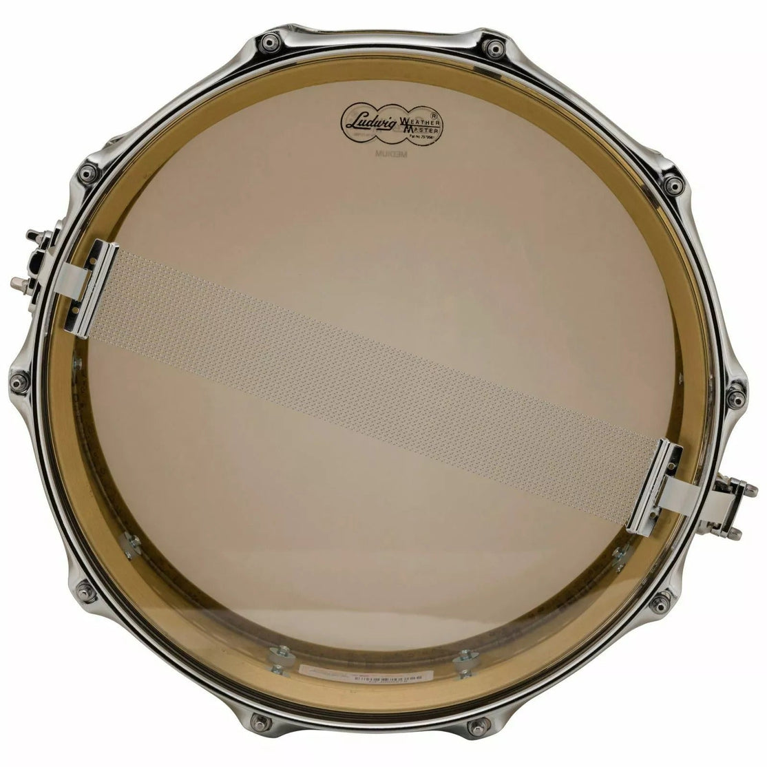 Trống Snare Ludwig LB420BKT 14"x5" Hammered Brass-Mai Nguyên Music