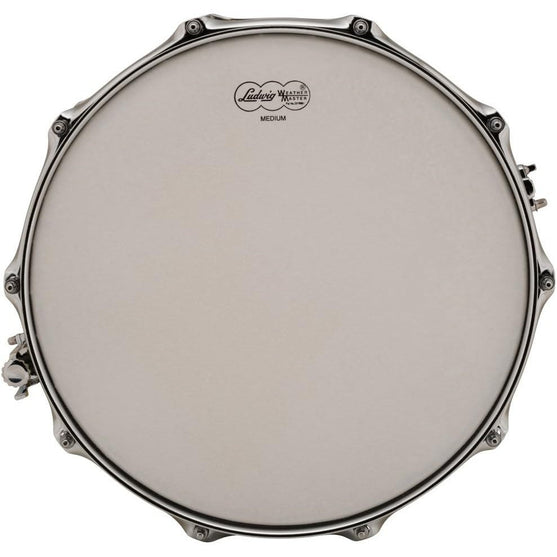 Trống Snare Ludwig LB422BKT 14"x6.5" Hammered Brass-Mai Nguyên Music