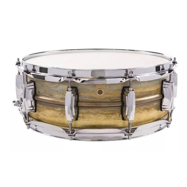 Trống Snare Ludwig LB454R 14"x5" Raw Brass Phonic-Mai Nguyên Music