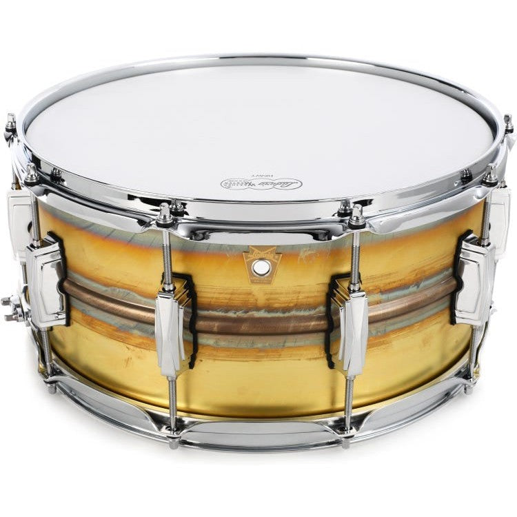 Trống Snare Ludwig LB464R 14"x6.5" Raw Brass Phonic-Mai Nguyên Music