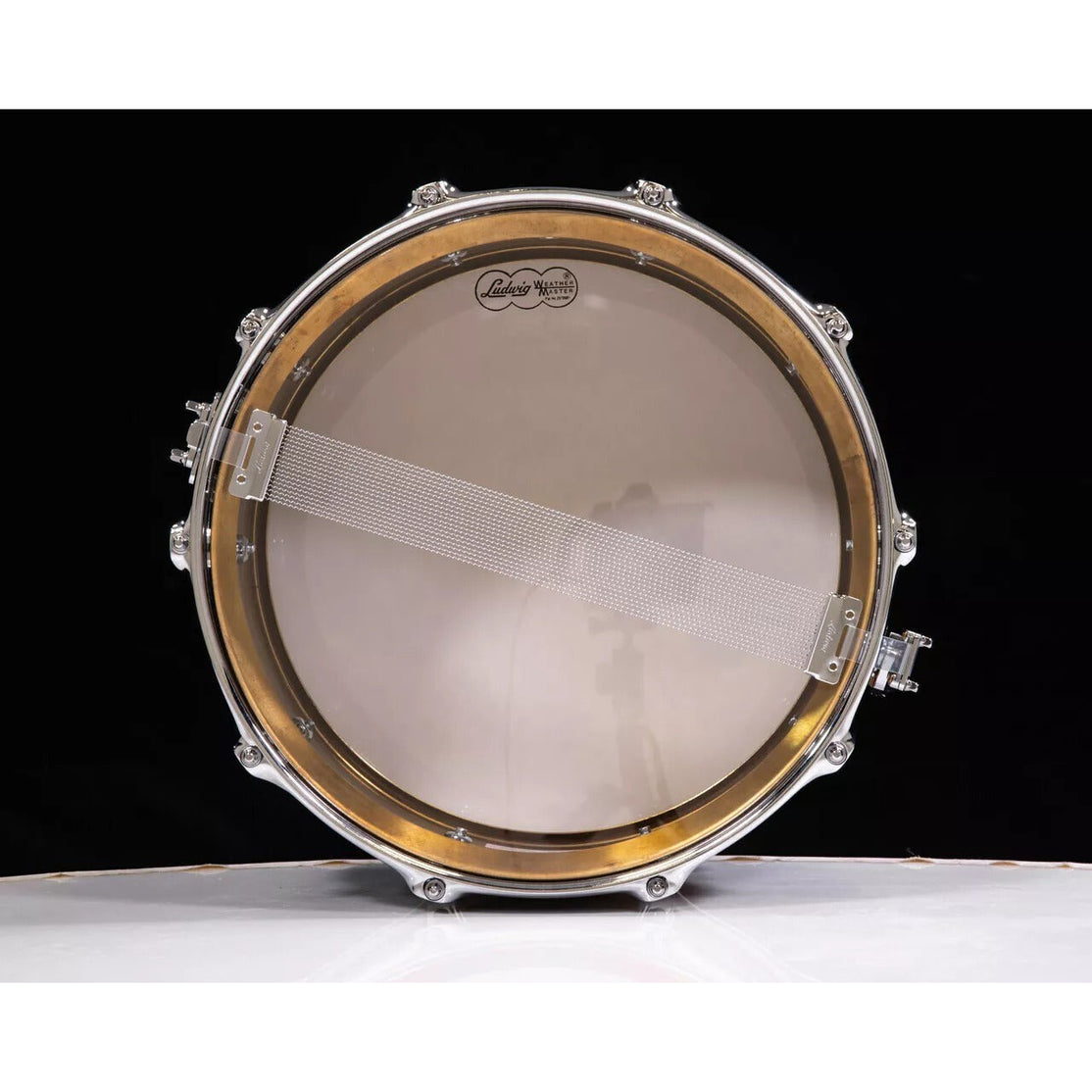 Trống Snare Ludwig LB484R 14"x8" Raw Brass Phonic-Mai Nguyên Music