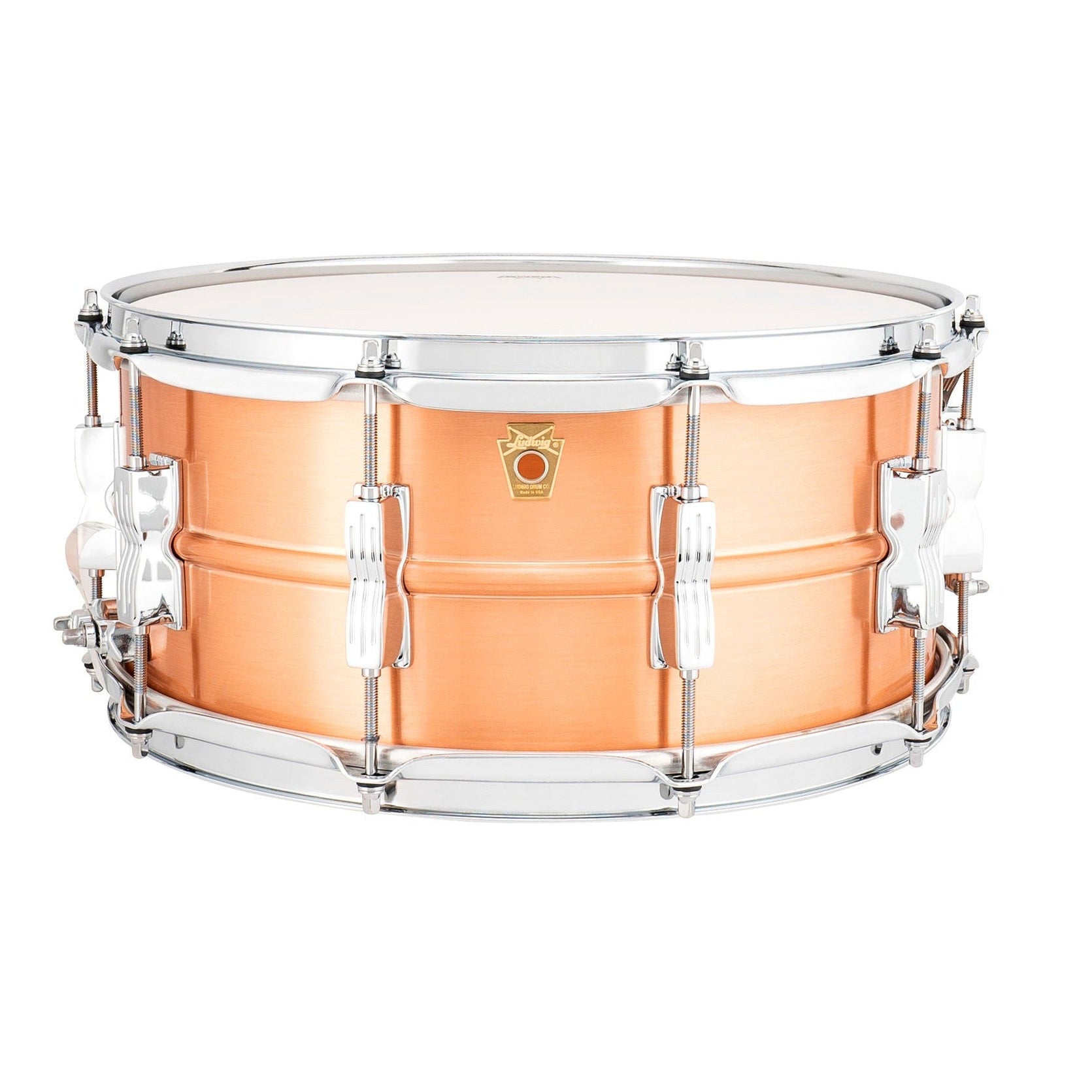 Trống Snare Ludwig LC654BM 14"x6.5" Acro Copper-Mai Nguyên Music