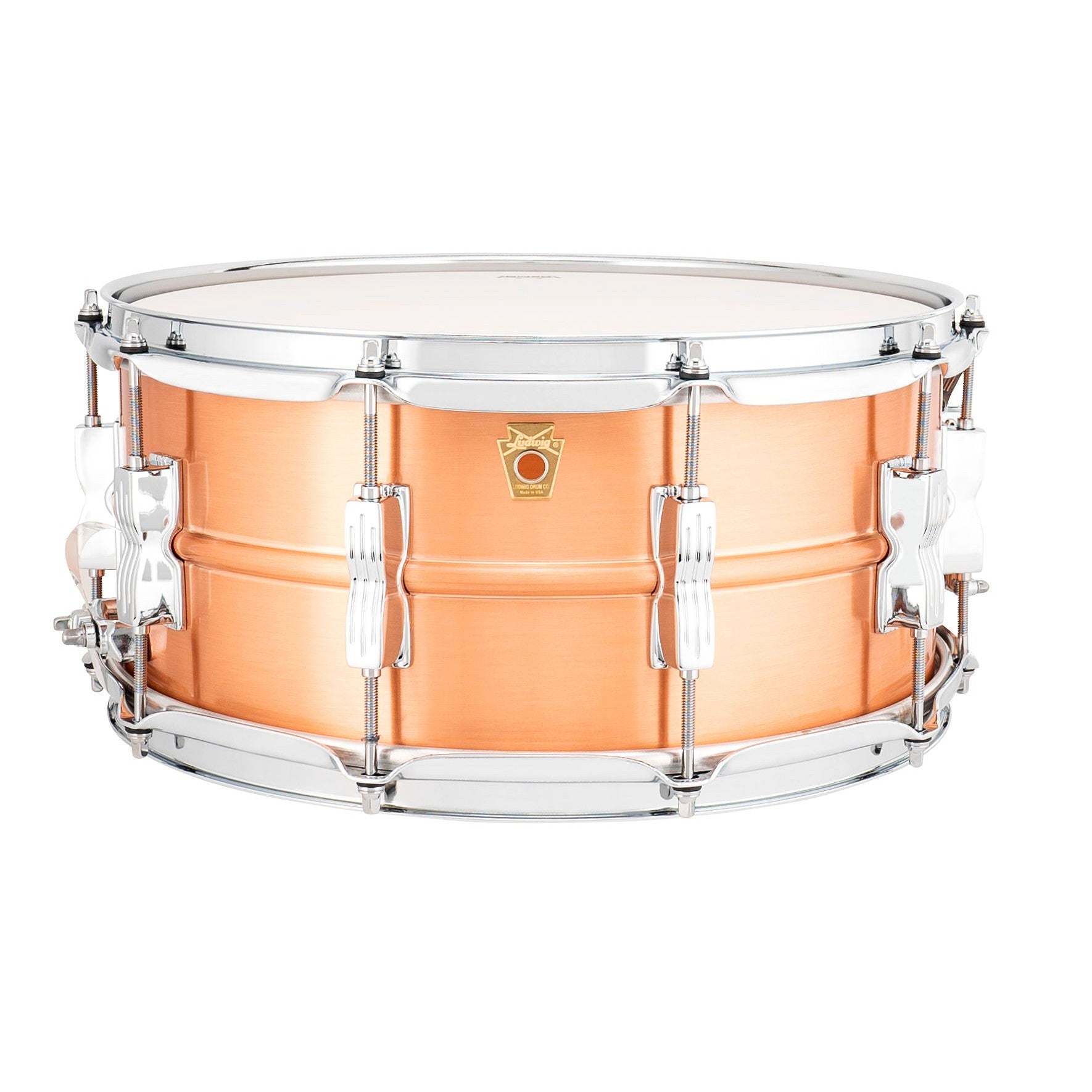 Trống Snare Ludwig LC654BM 14"x6.5" Acro Copper-Mai Nguyên Music