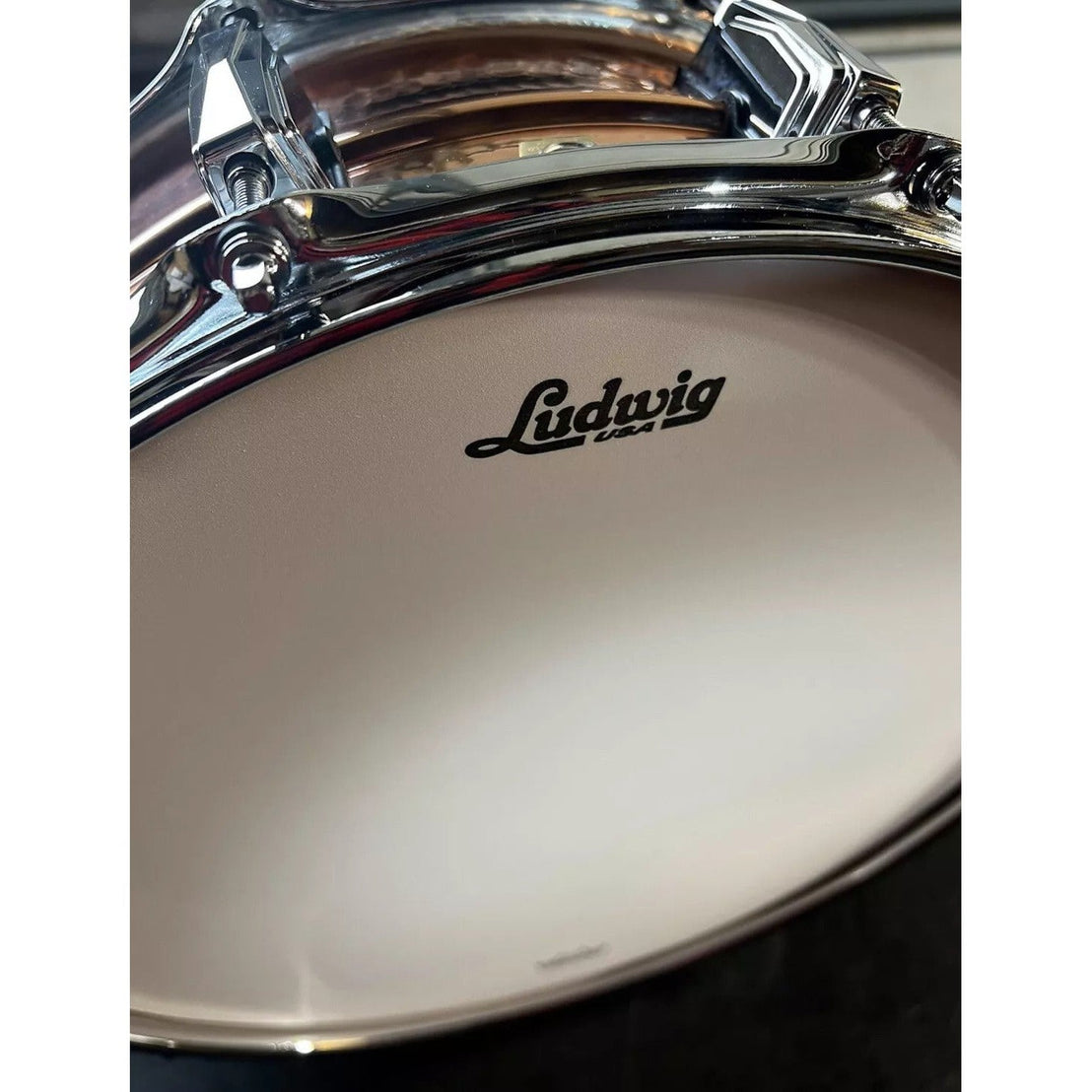 Trống Snare Ludwig LC660K 14"x5" Hammered Copper Phonic-Mai Nguyên Music