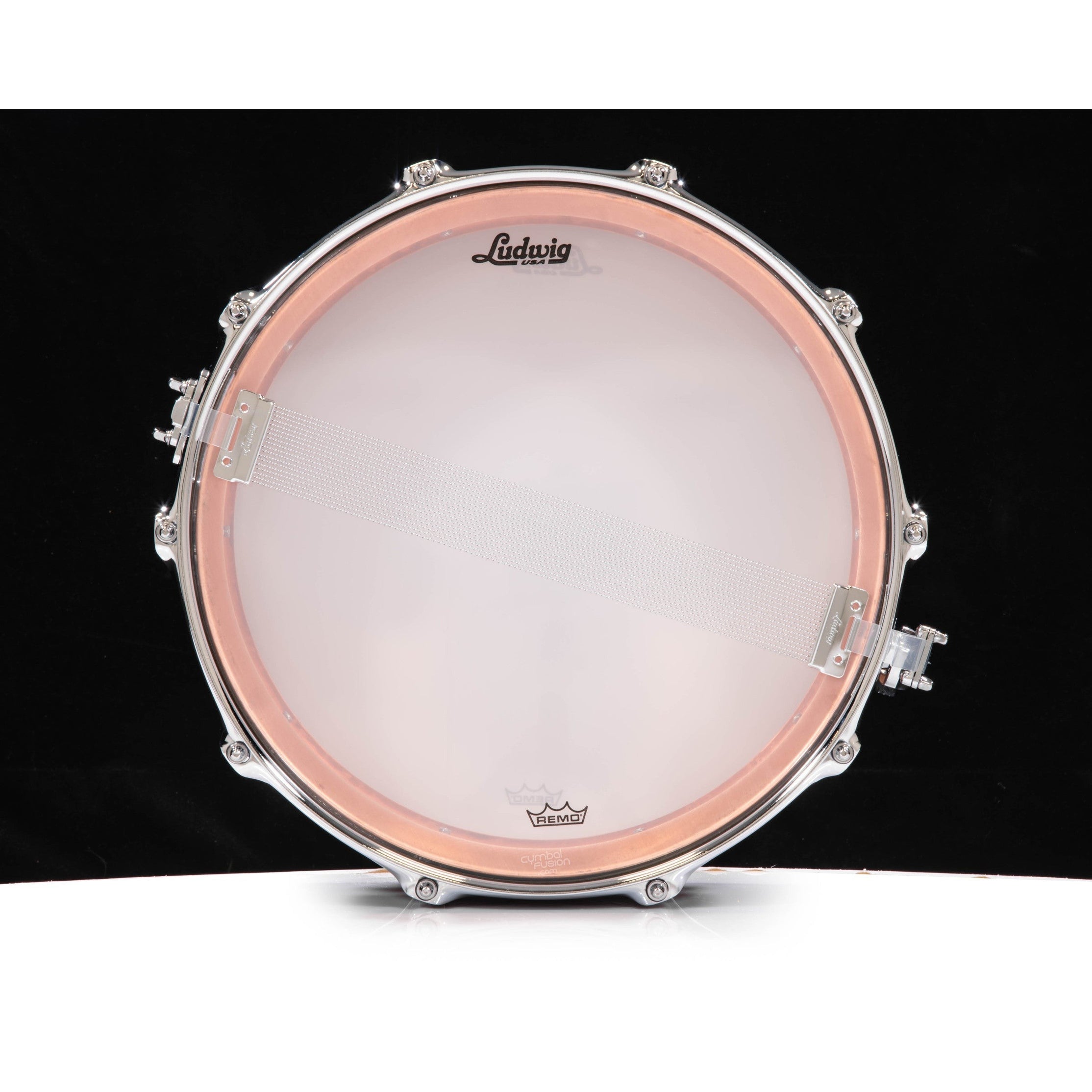 Trống Snare Ludwig LC661 14"x5" Raw Copper Phonic-Mai Nguyên Music