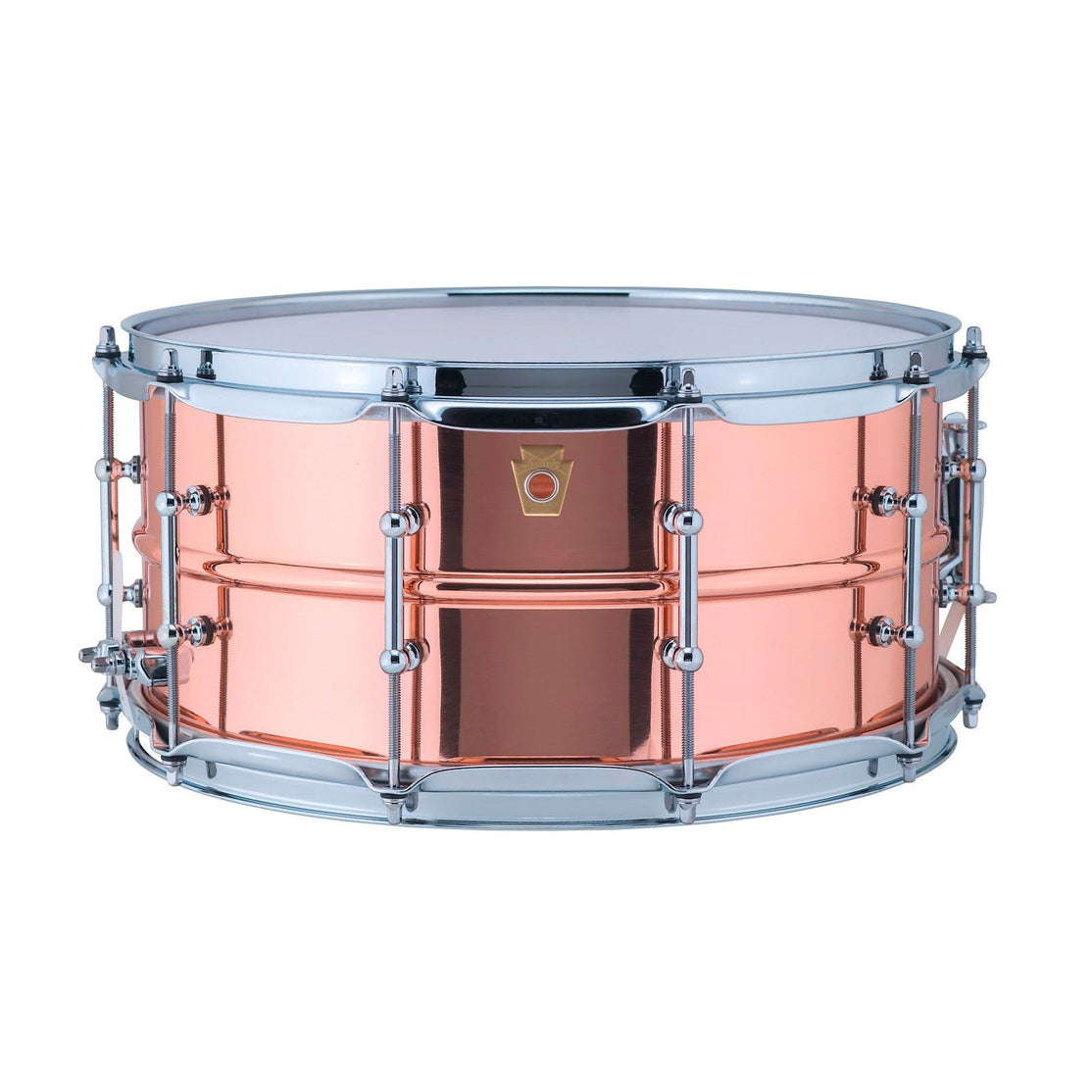 Trống Snare Ludwig LC662T 14"x6.5" Copper Phonic w/Tube Lugs-Mai Nguyên Music