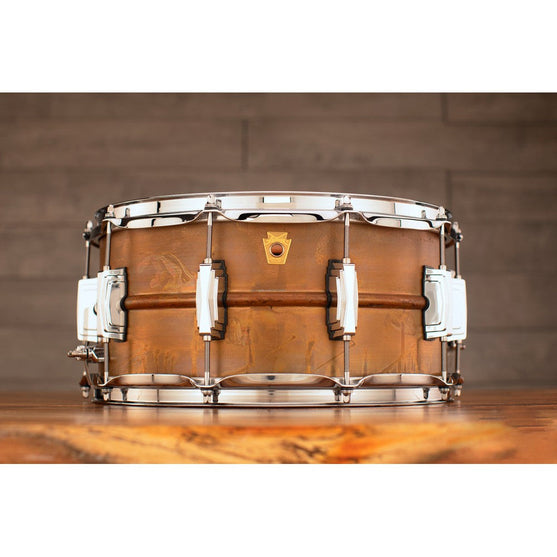 Trống Snare Ludwig LC663 14"x6.5" Raw Copper Phonic-Mai Nguyên Music