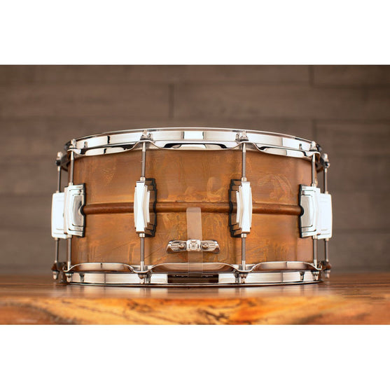 Trống Snare Ludwig LC663 14"x6.5" Raw Copper Phonic-Mai Nguyên Music