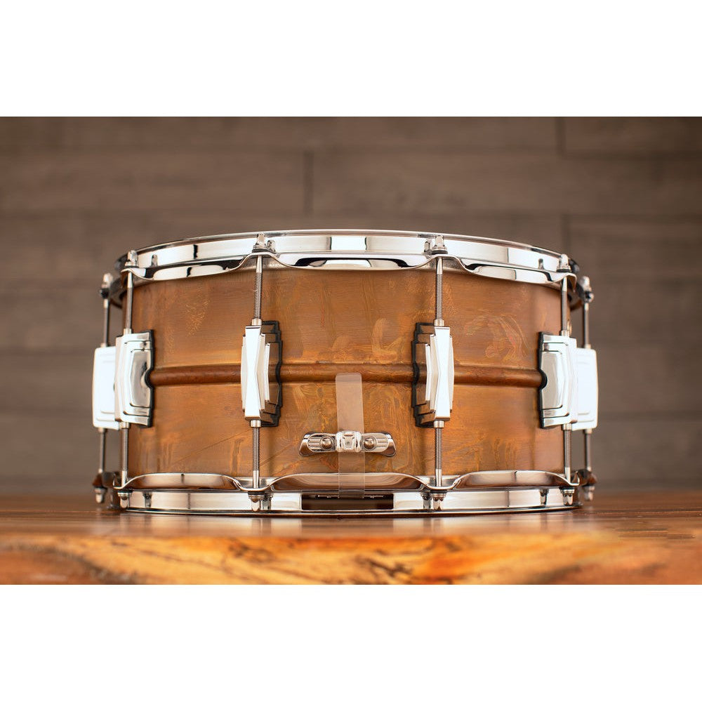 Trống Snare Ludwig LC663 14"x6.5" Raw Copper Phonic-Mai Nguyên Music