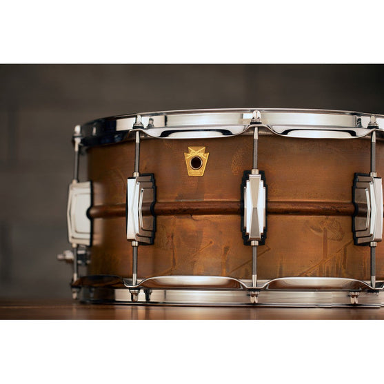 Trống Snare Ludwig LC663 14"x6.5" Raw Copper Phonic-Mai Nguyên Music