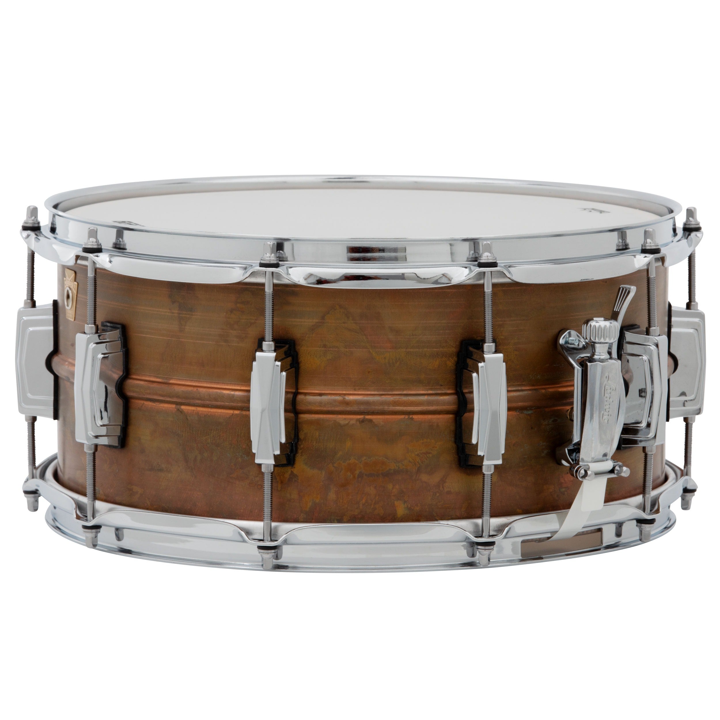 Trống Snare Ludwig LC663 14"x6.5" Raw Copper Phonic-Mai Nguyên Music