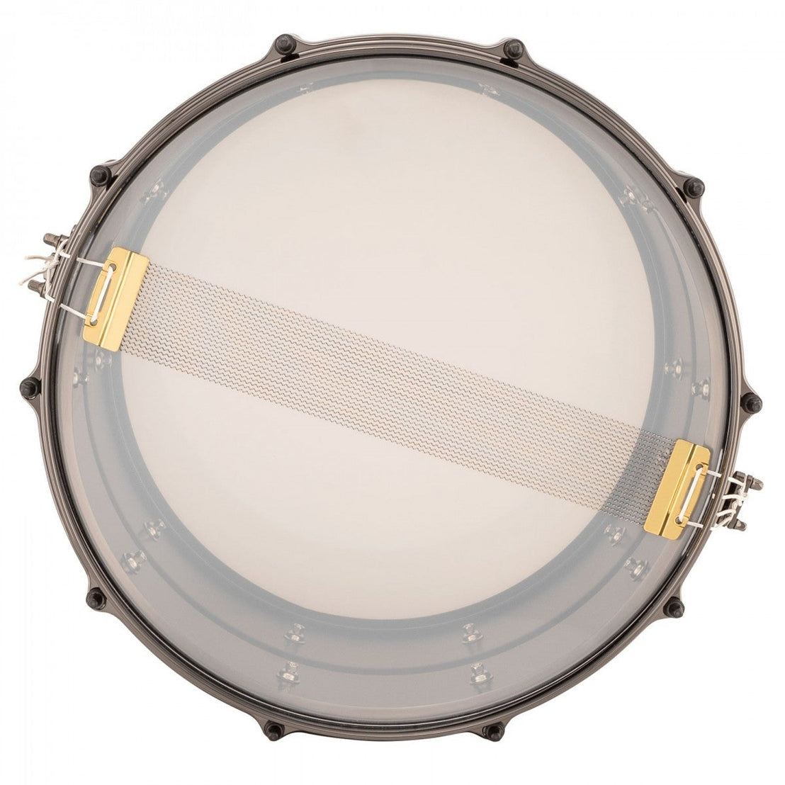 Trống Snare Ludwig LU0814 14"x8" Black Brass Universal Metal-Mai Nguyên Music
