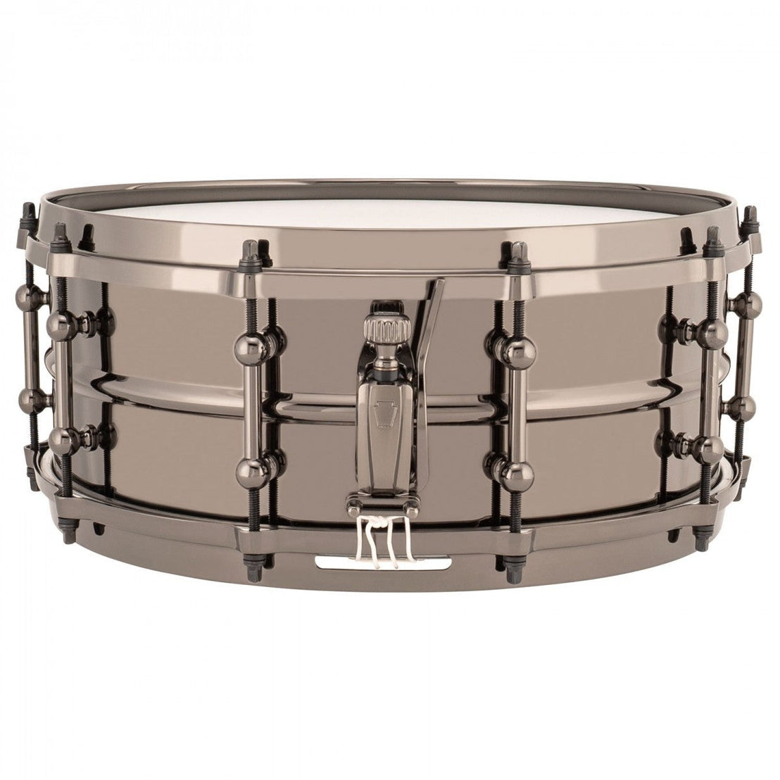 Trống Snare Ludwig LU5514 14"x5.5" Black Brass Universal Metal-Mai Nguyên Music
