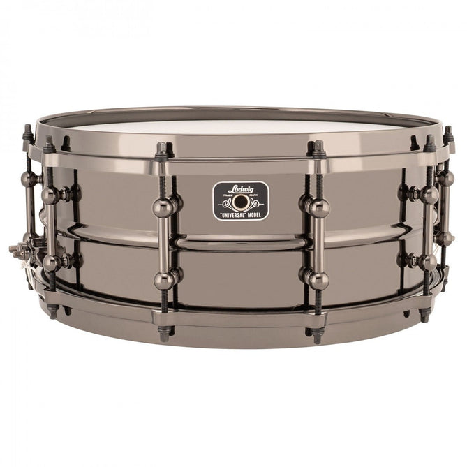 Trống Snare Ludwig LU5514 14"x5.5" Black Brass Universal Metal-Mai Nguyên Music