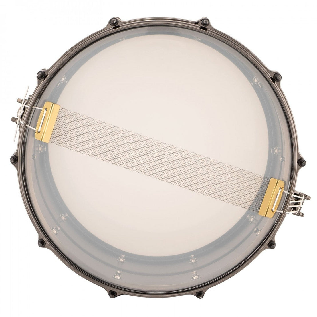 Trống Snare Ludwig LU6514 14"x6.5" Black Brass Universal Metal-Mai Nguyên Music