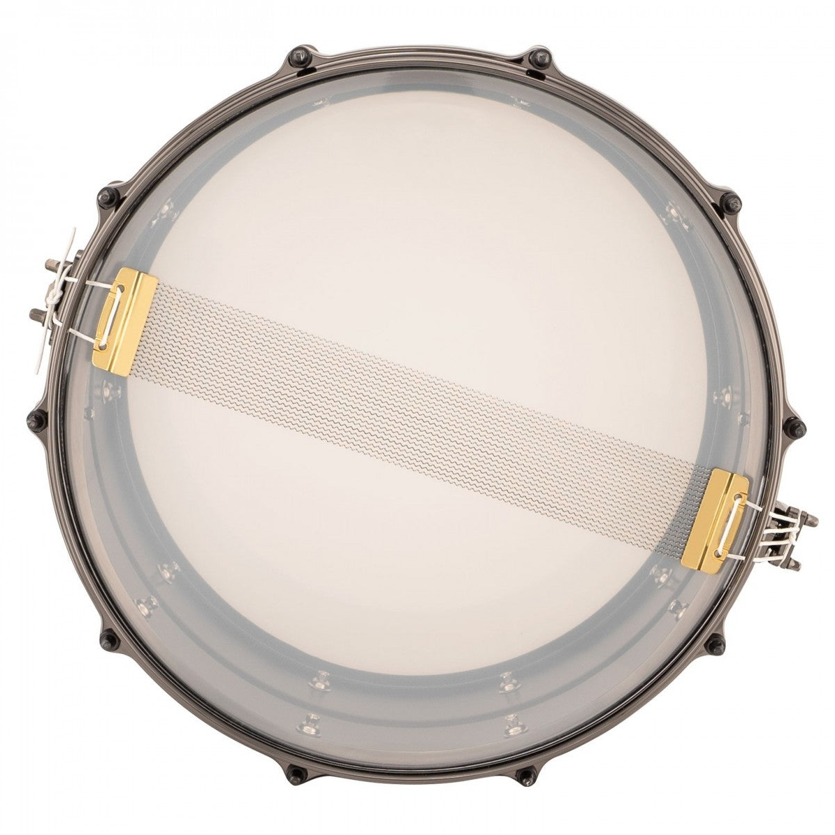 Trống Snare Ludwig LU6514 14"x6.5" Black Brass Universal Metal-Mai Nguyên Music