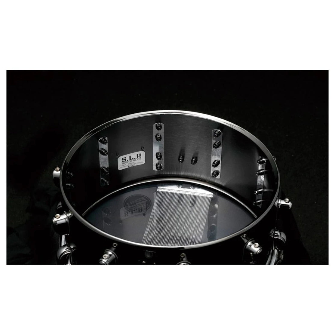Trống Snare Tama LBR1465 14"x6.5" S.L.P. Black Brass-Mai Nguyên Music
