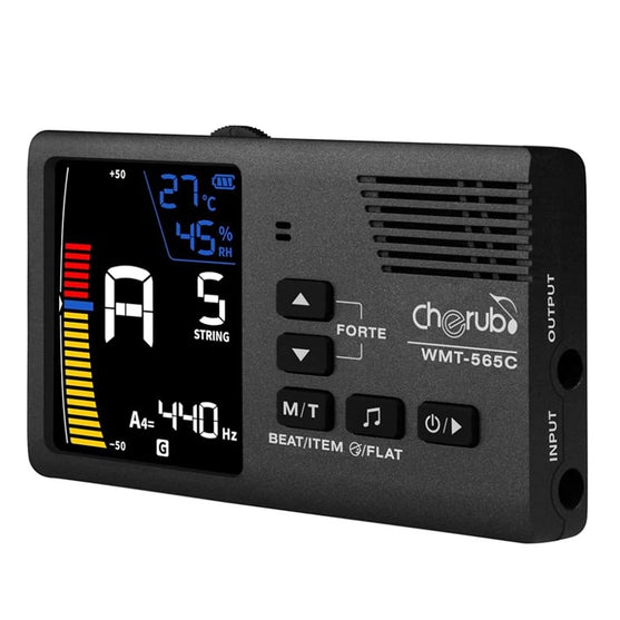 Tuner Đàn Guitar Cherub WMT-565C Rechargeable 3 In 1 Metronome Tuner-Mai Nguyên Music