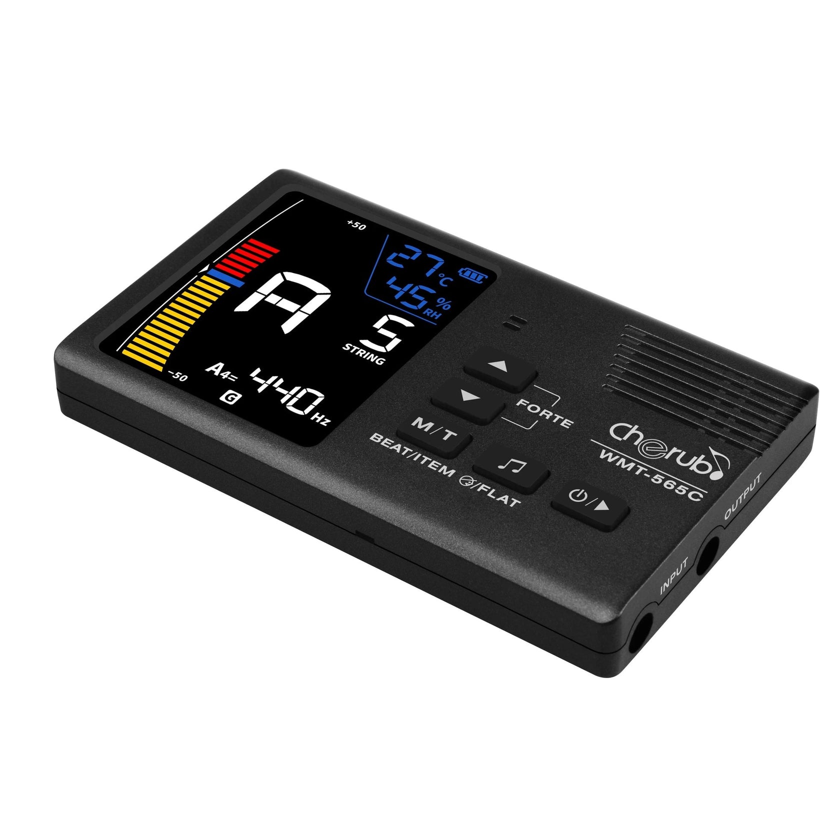 Tuner Đàn Guitar Cherub WMT-565C Rechargeable 3 In 1 Metronome Tuner-Mai Nguyên Music