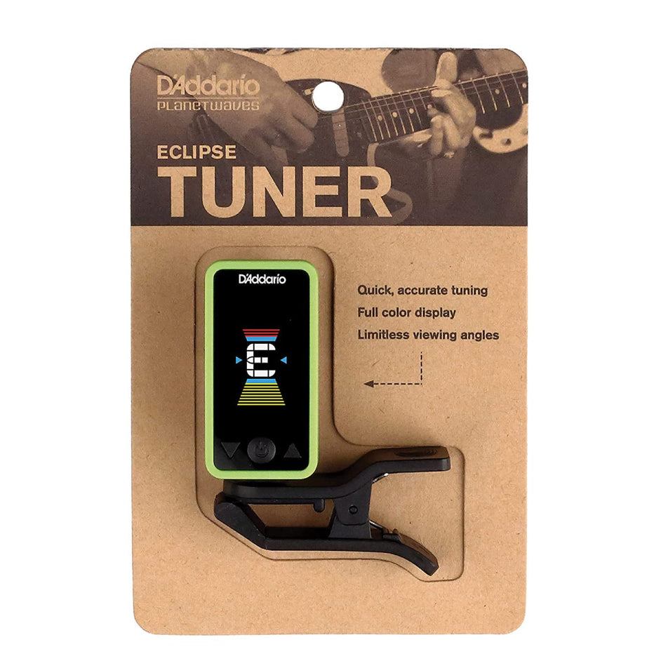 Tuner Đàn Guitar D'Addario PW-CT-17GN Eclipse Headstock, Green-Mai Nguyên Music