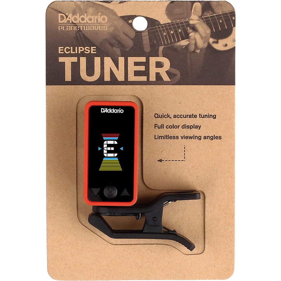 Tuner Đàn Guitar D'Addario PW-CT-17RD Eclipse Headstock, Red-Mai Nguyên Music