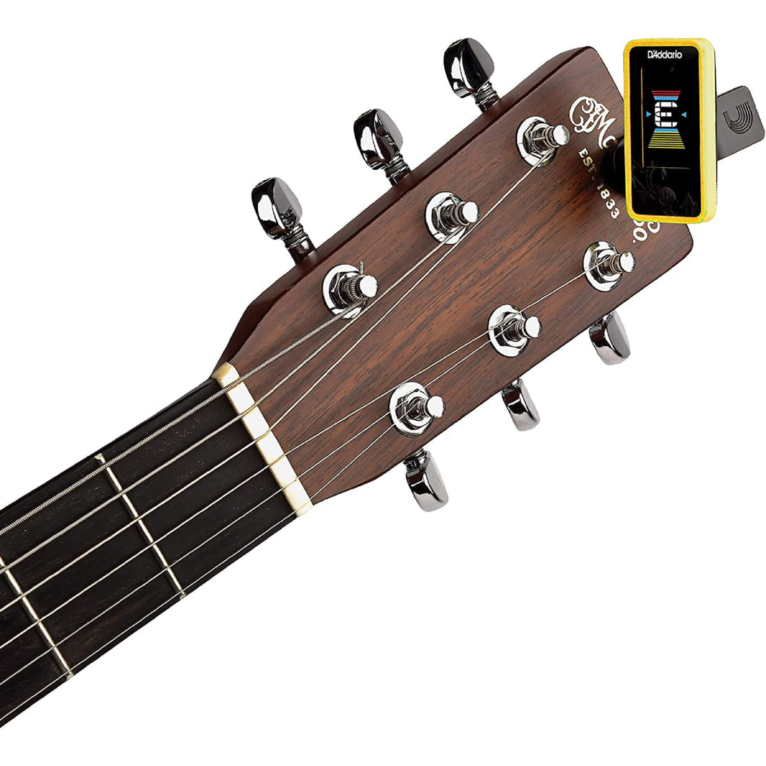 Tuner Đàn Guitar D'Addario PW-CT-17YL Eclipse Headstock, Yellow-Mai Nguyên Music