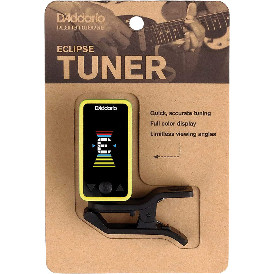 Tuner Đàn Guitar D'Addario PW-CT-17YL Eclipse Headstock, Yellow-Mai Nguyên Music