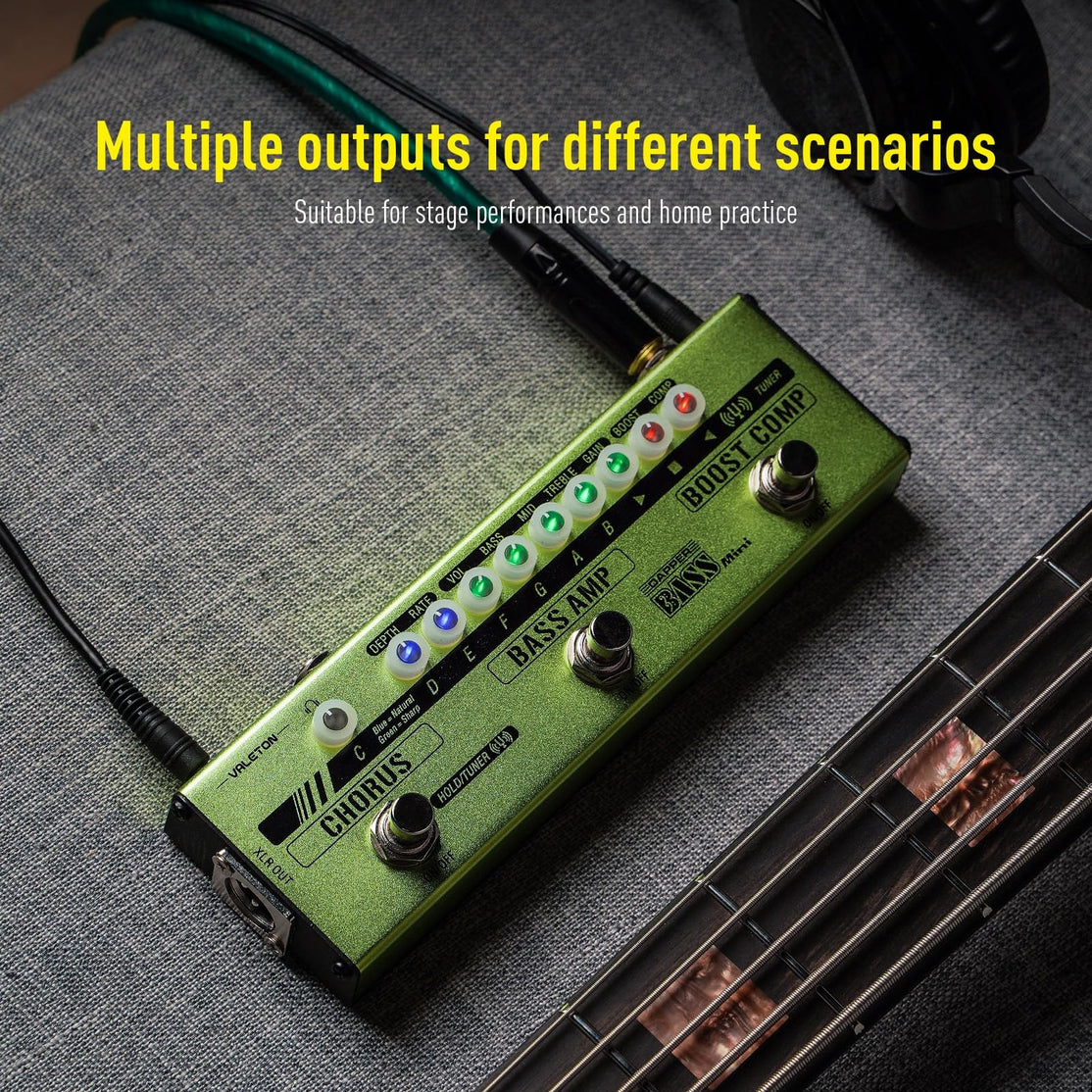 Valeton Dapper Bass Mini Effect Strip MES-2-Mai Nguyên Music