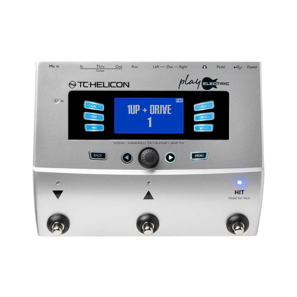 Pedal Vocal TC Helicon Play Electric Vocal And Guitar Effects Stompbox