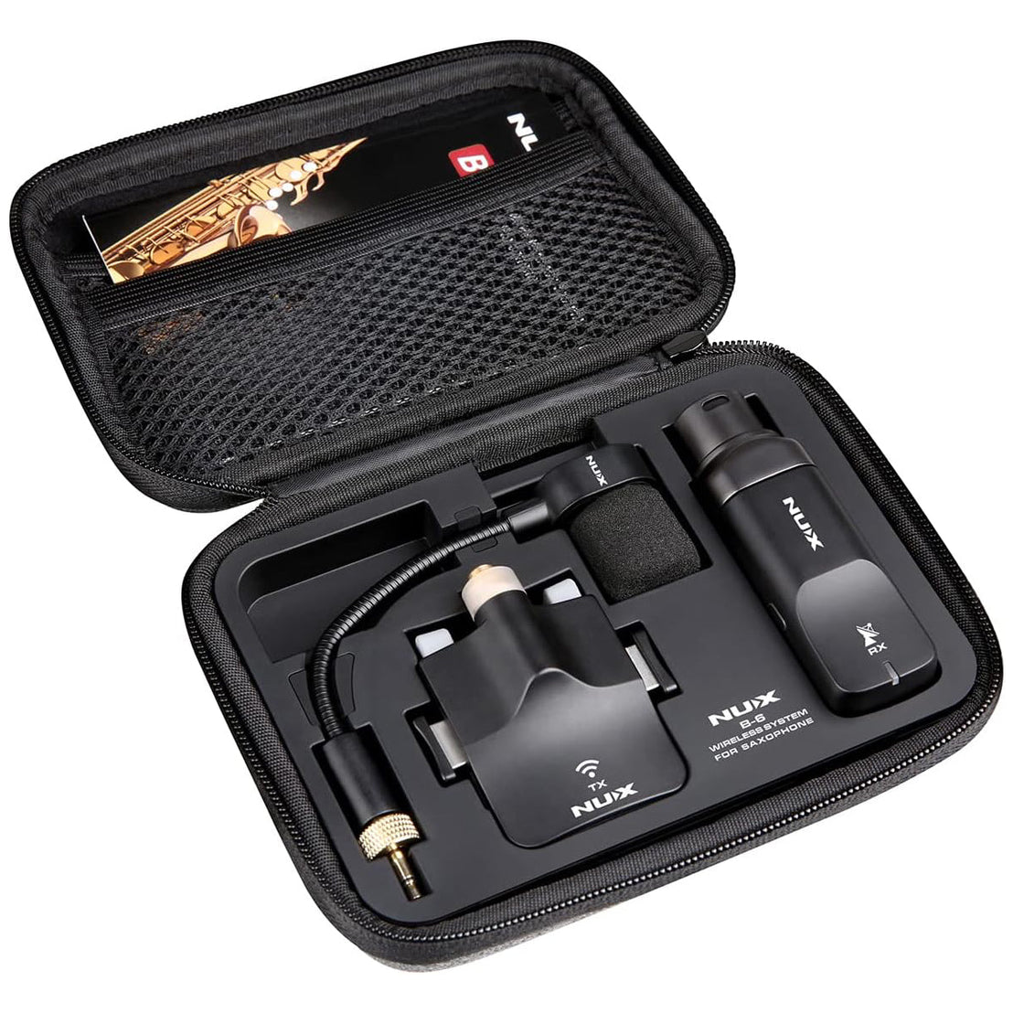 Wireless System cho Saxophone Nux B-6 2.4GHz-Mai Nguyên Music