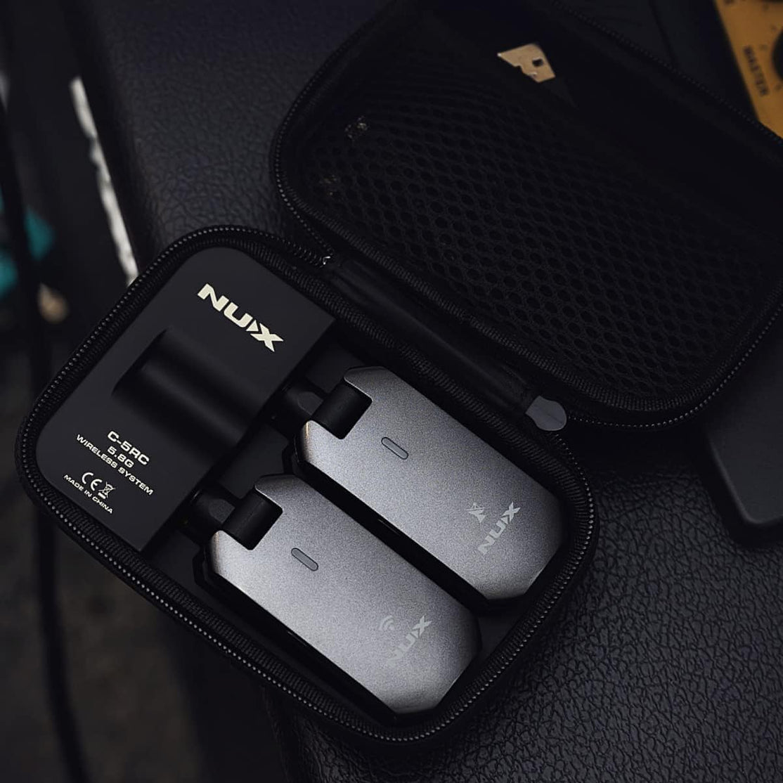 Wireless System Guitar Passive/Active NUX C5-RC 5.8GHz-Mai Nguyên Music